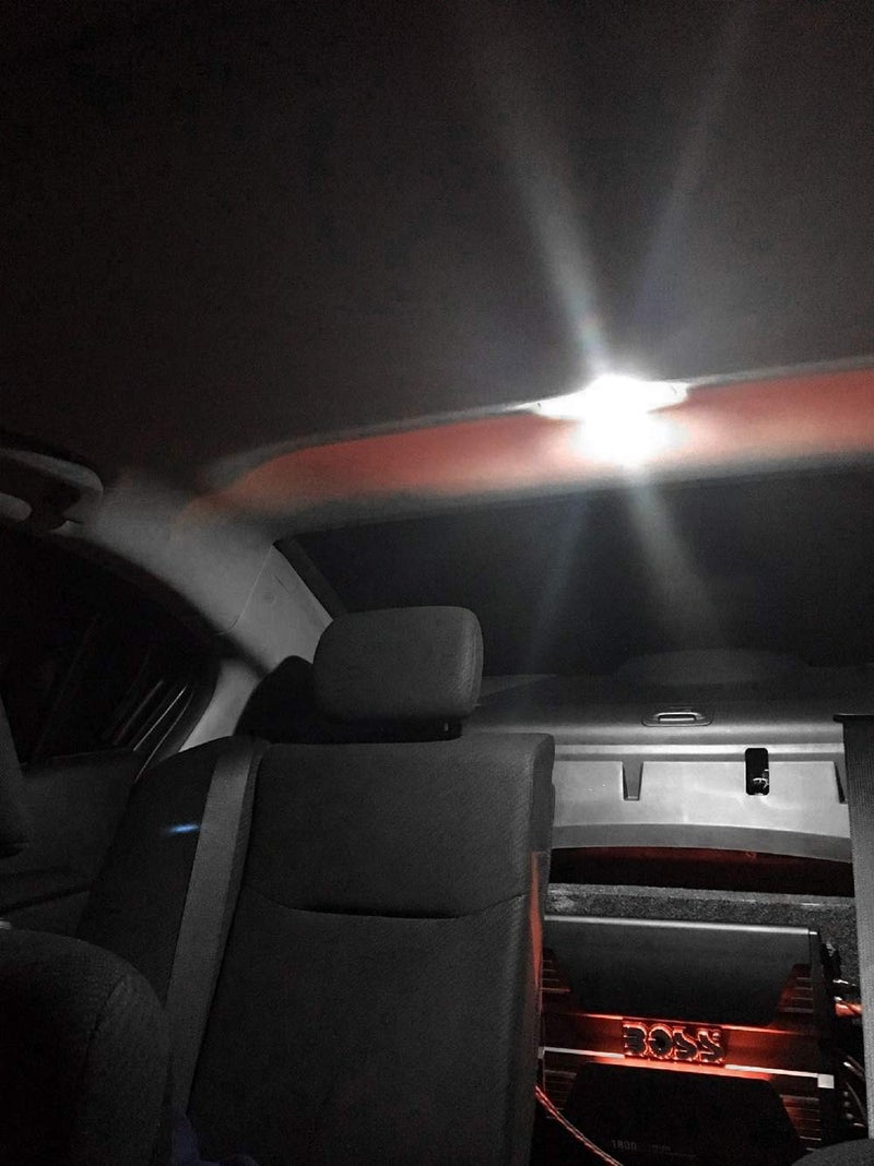 D15 Lighting مجموعة إضاءة LED داخلية D15 لسيارة هوندا سيفيك 2006-2021 6000 كيلفن مصابيح خريطة وقبة وصندوق وترخيص (6 قطع) - Image 3